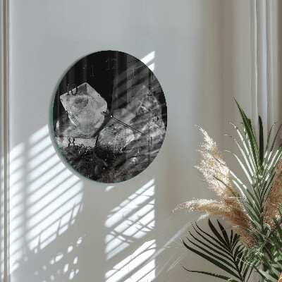 Round wall clock Ice Cubes