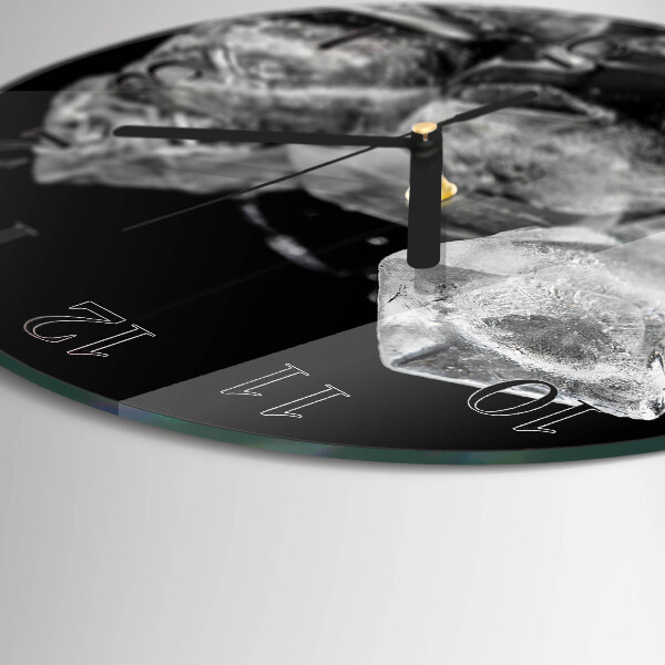Round wall clock Ice Cubes