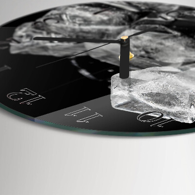 Round wall clock Ice Cubes