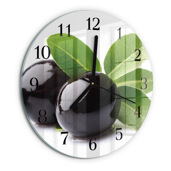 Round wall clock Olives