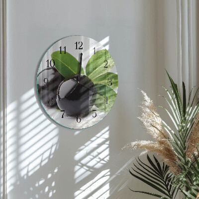 Round wall clock Olives