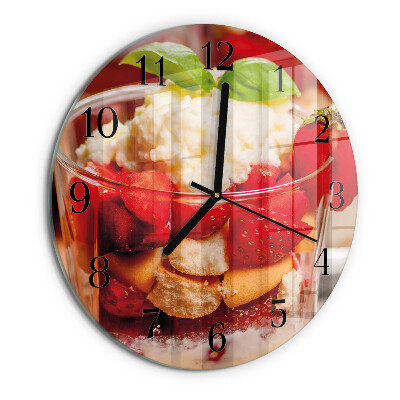 Round wall clock Fruit