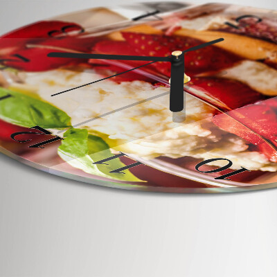 Round wall clock Fruit