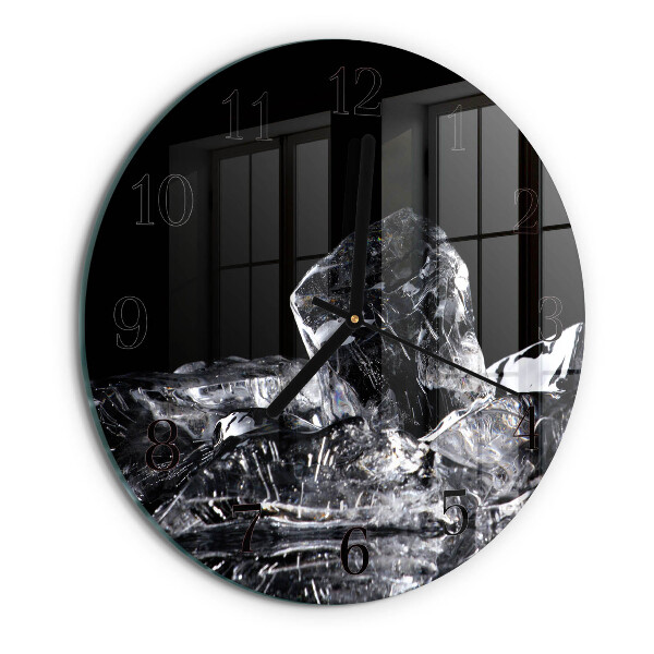 Round wall clock Ice Cubes