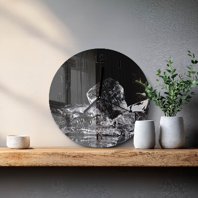 Round wall clock Ice Cubes