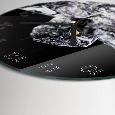 Round wall clock Ice Cubes