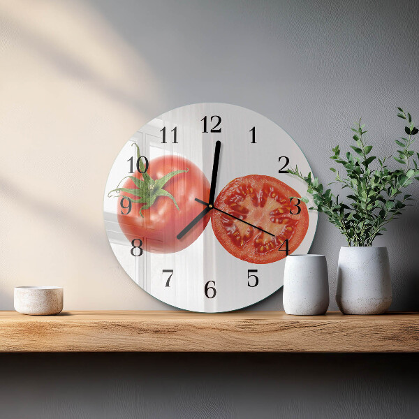 Round wall clock Tomatoes