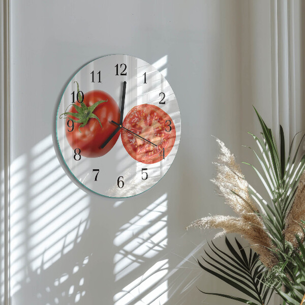 Round wall clock Tomatoes