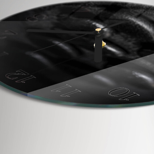 Round wall clock Zen stones