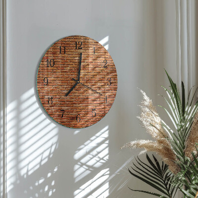 Round wall clock Bricks