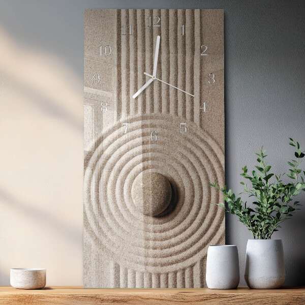 Vertical wall clock Stone