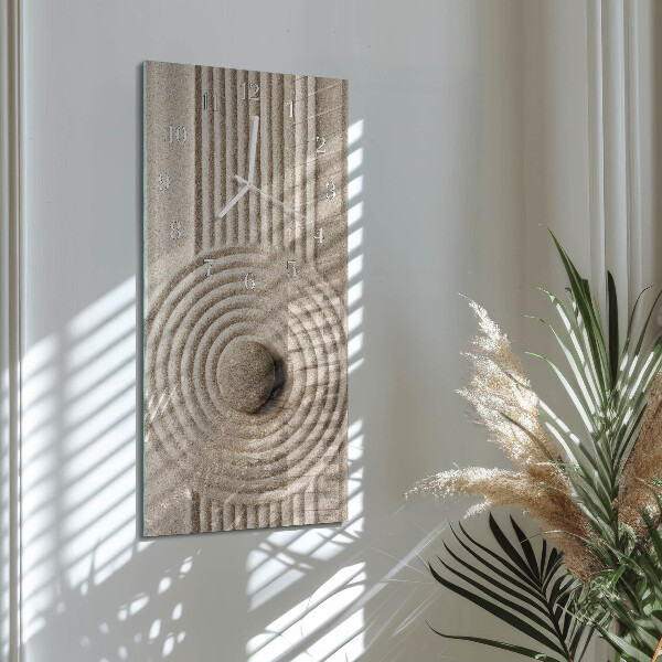 Vertical wall clock Stone