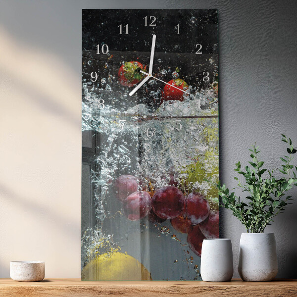 Vertical wall clock Fruit