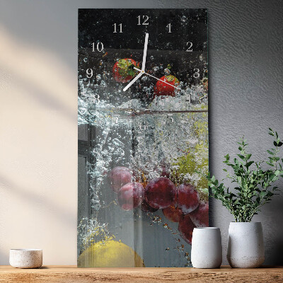 Vertical wall clock Fruit