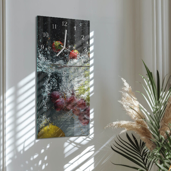 Vertical wall clock Fruit