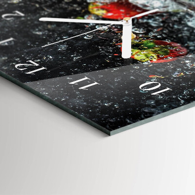 Vertical wall clock Fruit