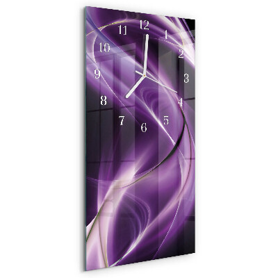 Vertical wall clock Waves