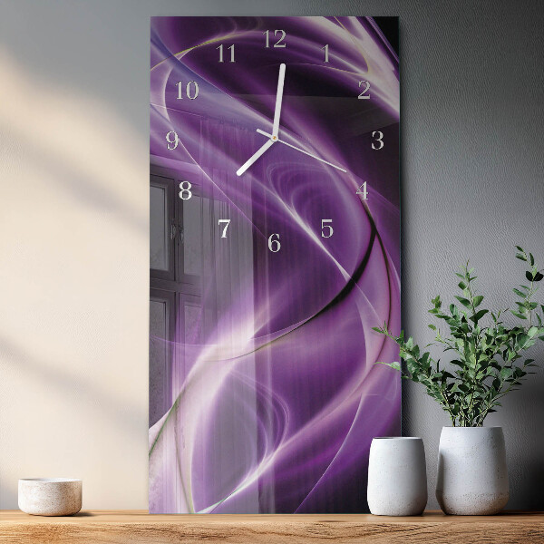 Vertical wall clock Waves