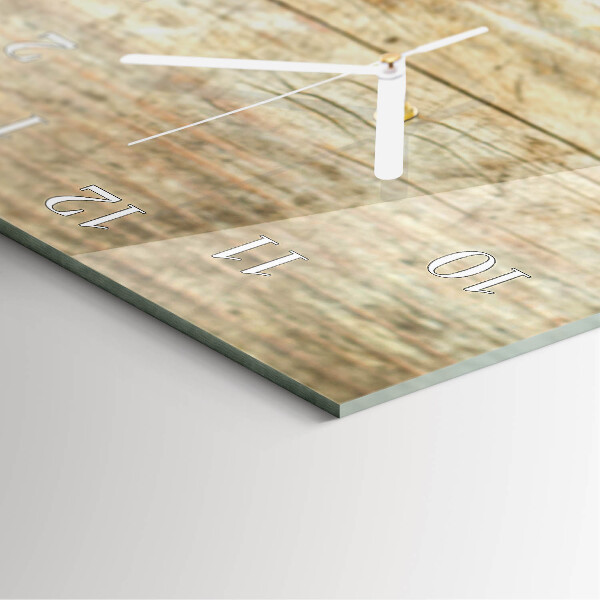 Vertical wall clock Coffee Beans Wood