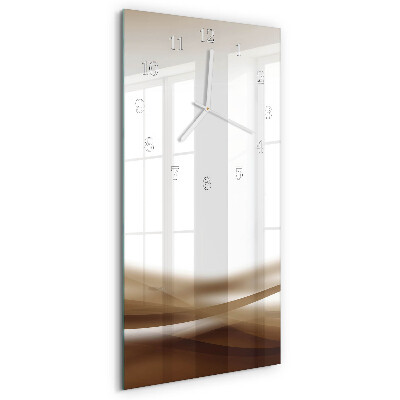 Vertical wall clock Abstract Lines