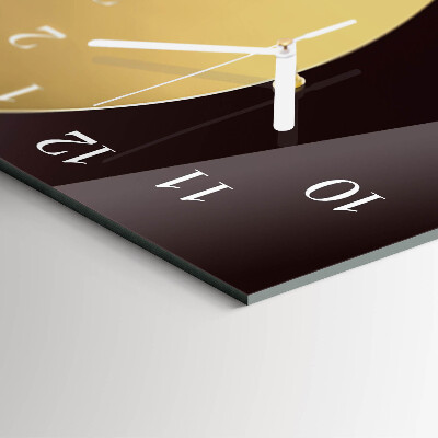Vertical wall clock Abstract Art
