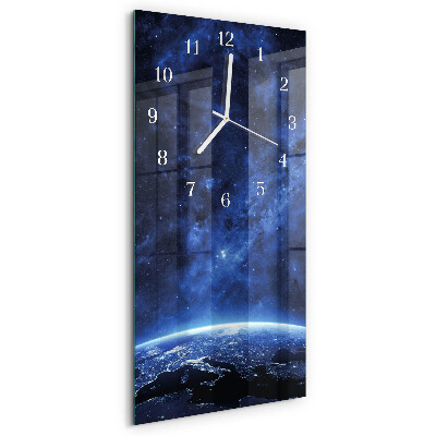 Vertical wall clock Weltall