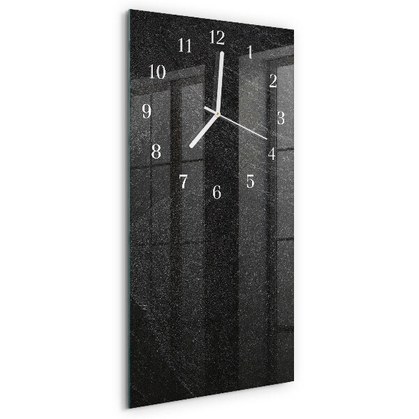 Vertical wall clock Marble