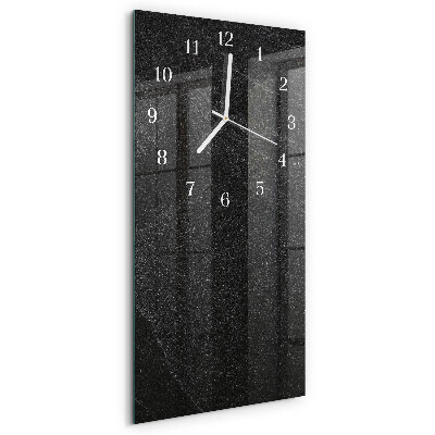Vertical wall clock Marble