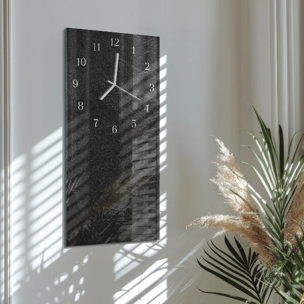 Vertical wall clock Marble