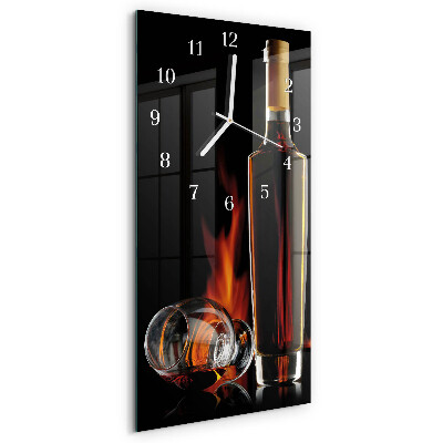 Vertical wall clock Alcohol