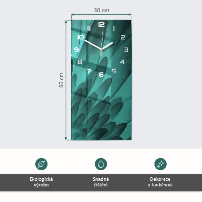 Vertical wall clock Curve