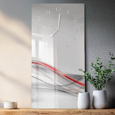 Vertical wall clock Curve