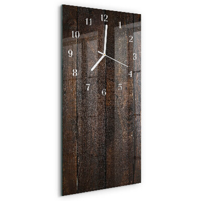 Vertical wall clock Wood
