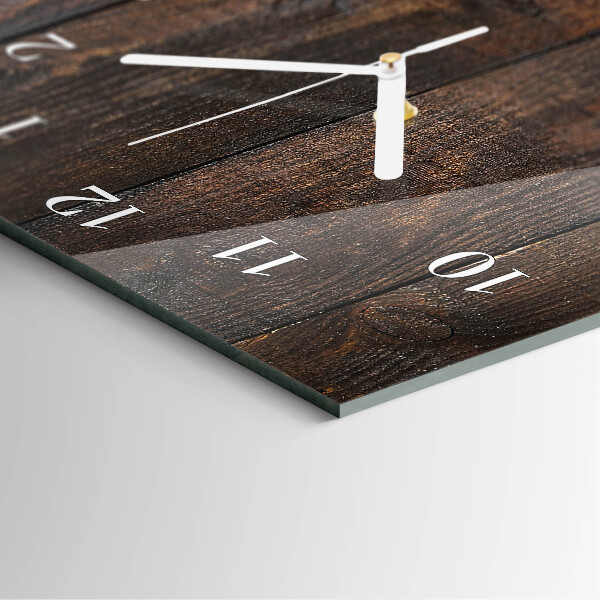 Vertical wall clock Wood