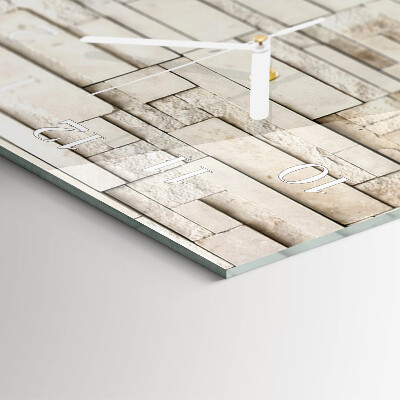 Vertical wall clock Stone Wall