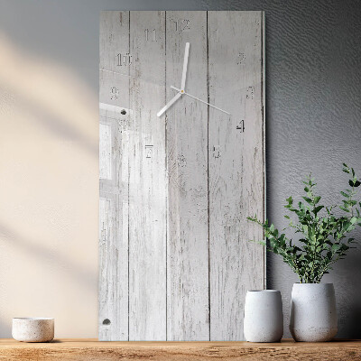 Vertical wall clock Wood