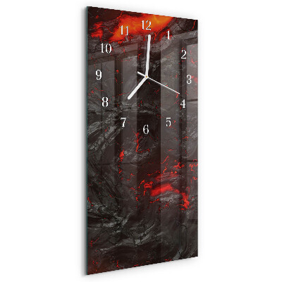Vertical wall clock Lava