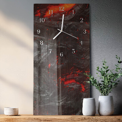 Vertical wall clock Lava