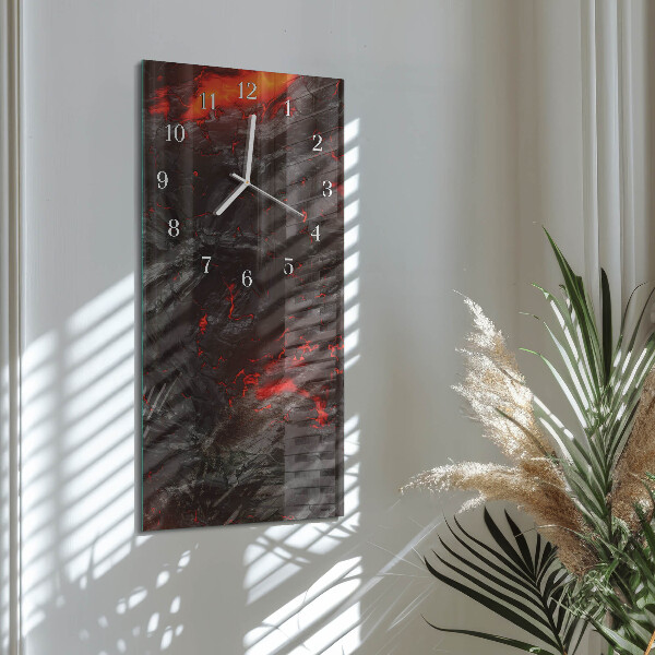 Vertical wall clock Lava