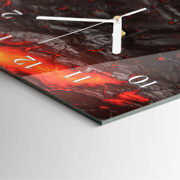 Vertical wall clock Lava