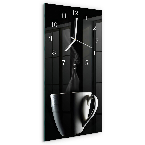 Vertical wall clock Cup
