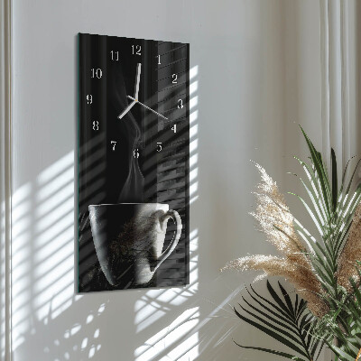 Vertical wall clock Cup
