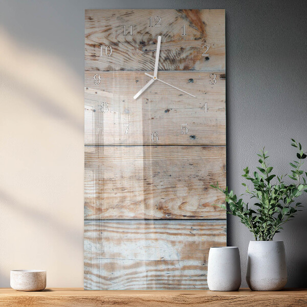 Vertical wall clock Wood