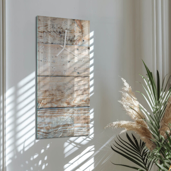 Vertical wall clock Wood