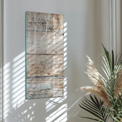 Vertical wall clock Wood