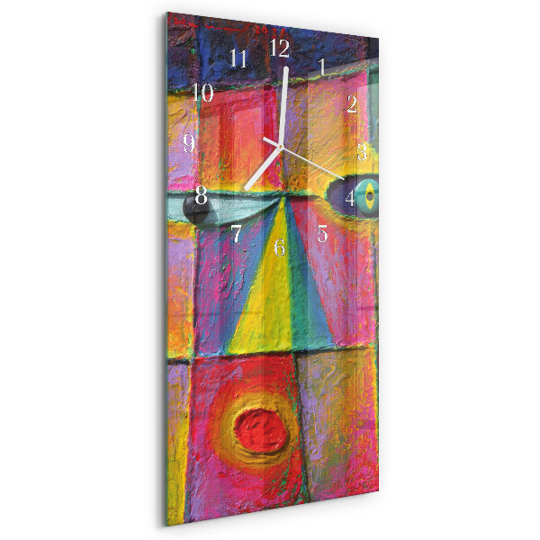 Vertical wall clock Piece