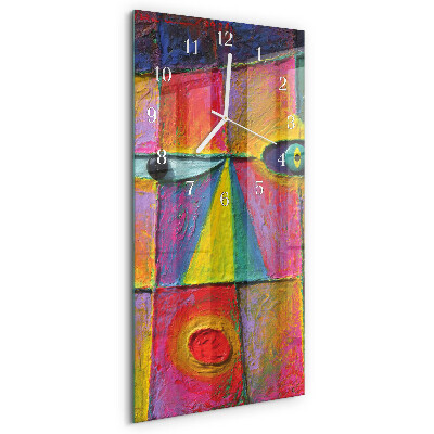 Vertical wall clock Piece