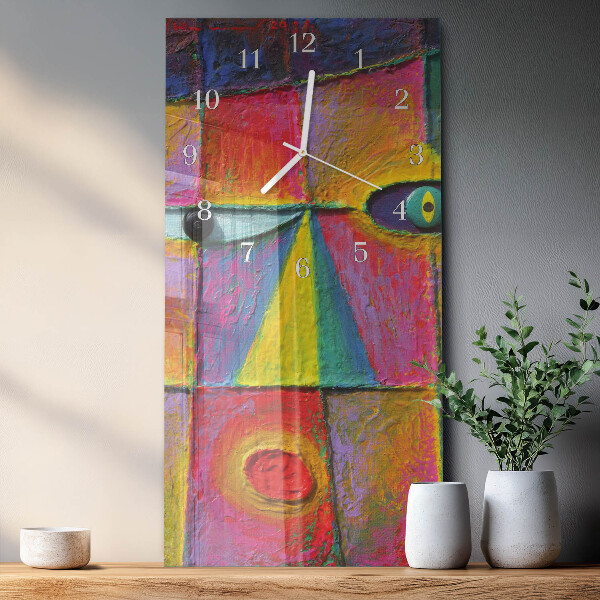 Vertical wall clock Piece