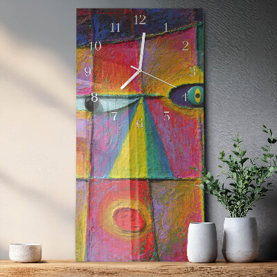 Vertical wall clock Piece