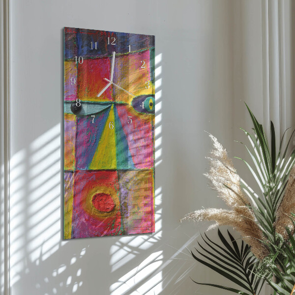 Vertical wall clock Piece